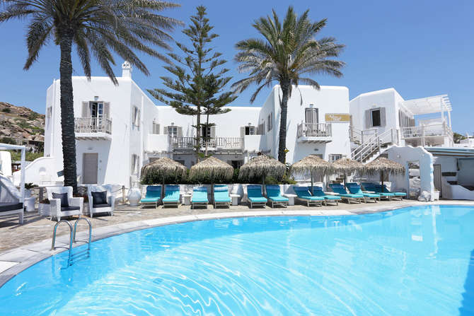 Mykonos Palace Beach Hotel Greek Luxury Suites-april 2024