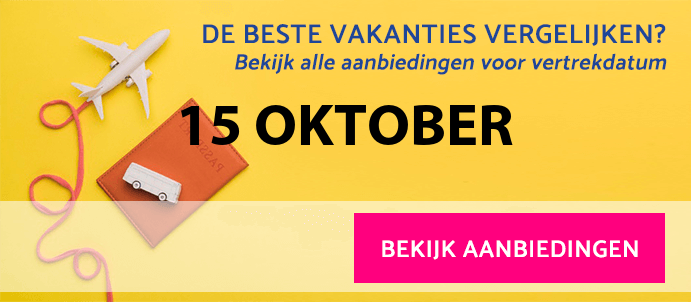 vertrek 15 oktober? Last-minute aanbiedingen 2022 | Vakanty.nl